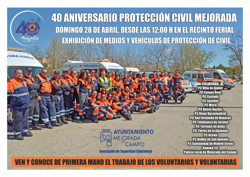 Imagen Celebración del 40 aniversario de Protección Civil, domingo 28