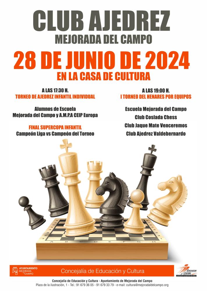 Imagen Torneos de ajedrez, viernes 28