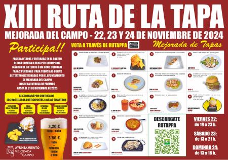 Imagen XIII Ruta de la Tapa de Mejorada, del 22 al 24 de noviembre