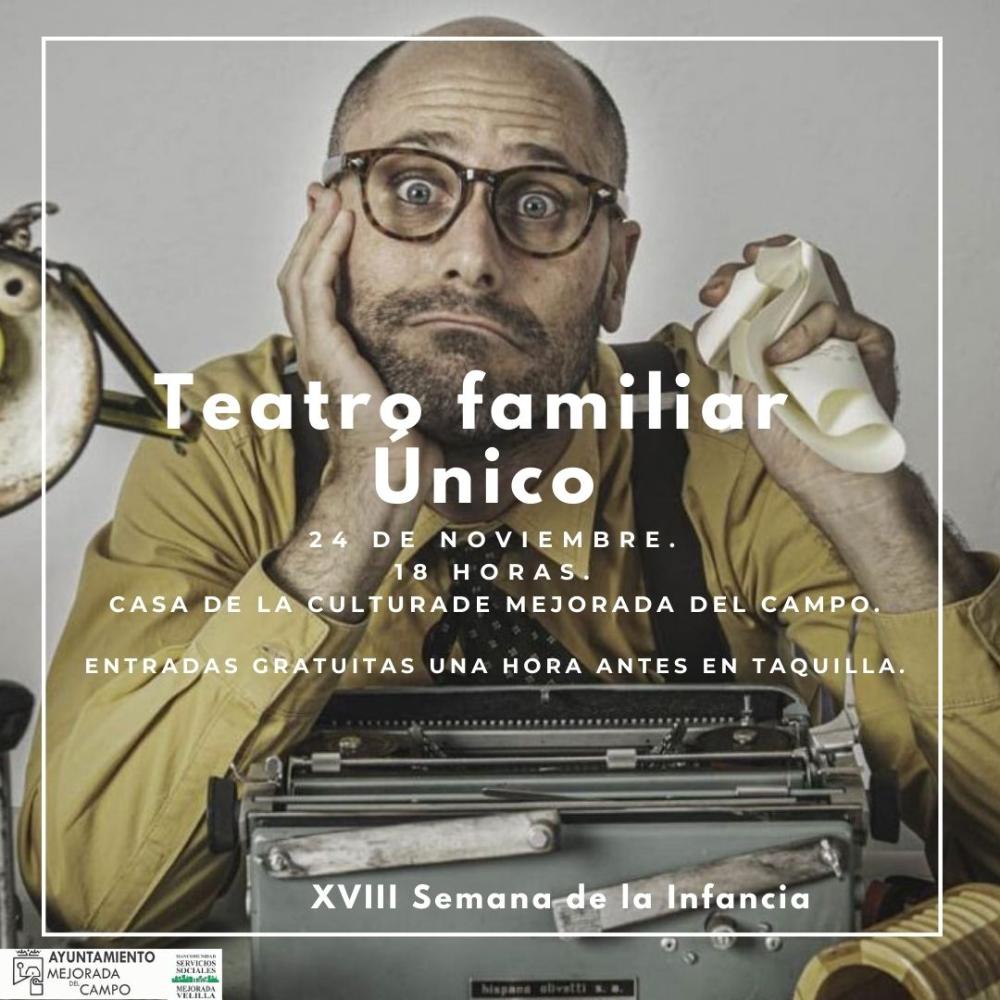 Imagen Teatro familiar 'Único', domingo 24